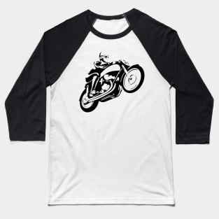 Motorcycle Design Baseball T-Shirt